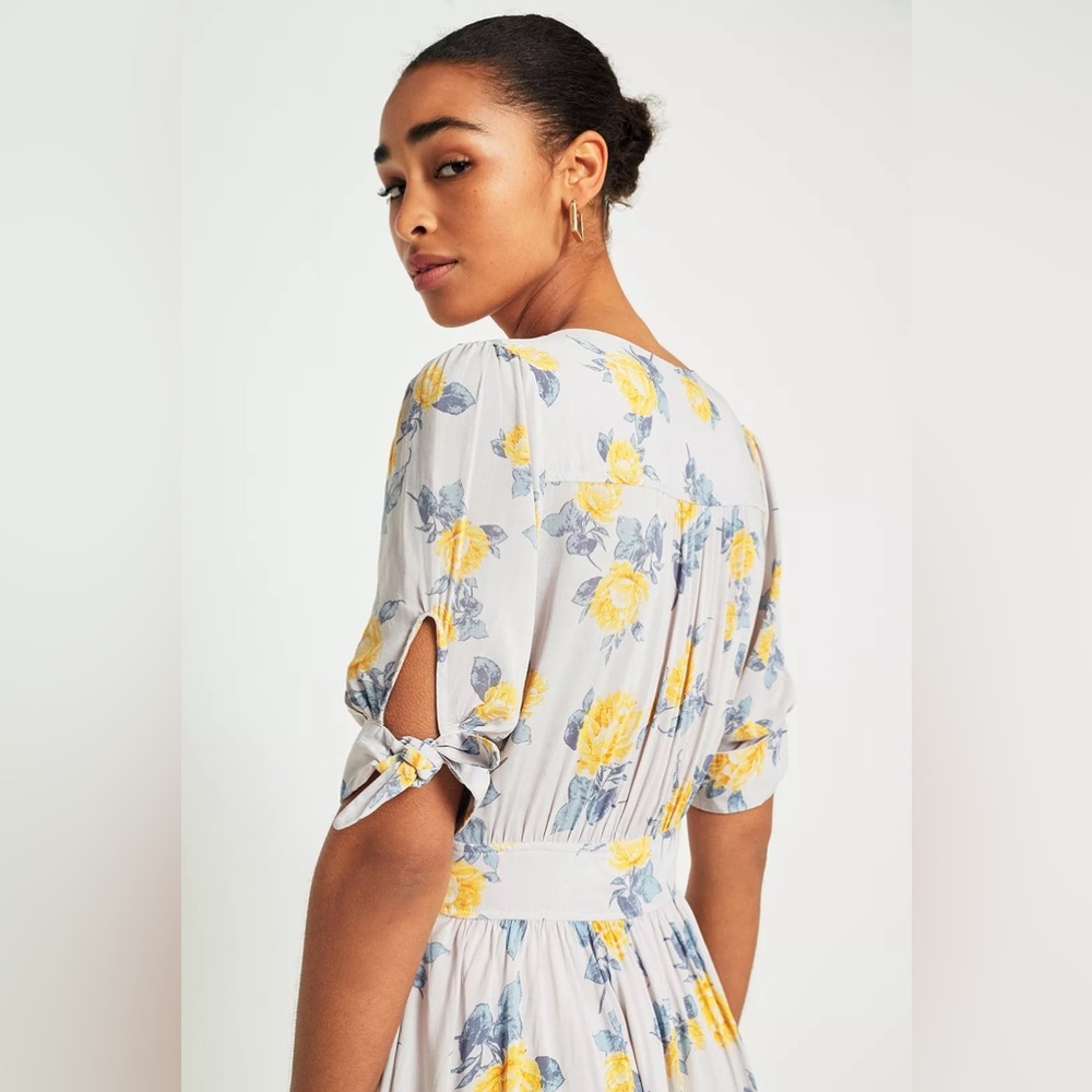 NWT Free People Love of my Life Floral Midi Dress - Picture 3 of 14